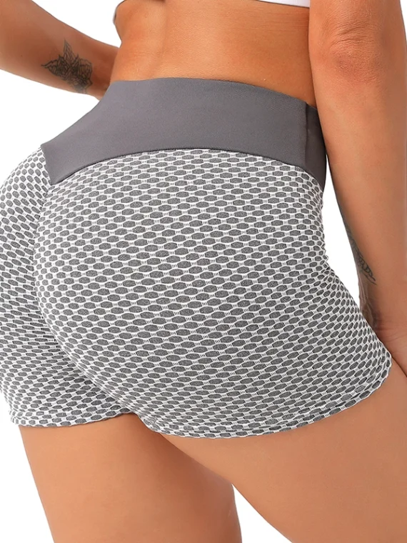 Flexelevate Honeycomb Summer Sports Yoga Shorts