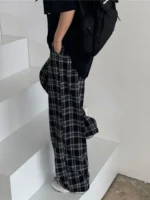 Flexelevate Women's Plaid Casual Pants