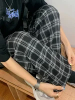 Flexelevate Women's Plaid Casual Pants