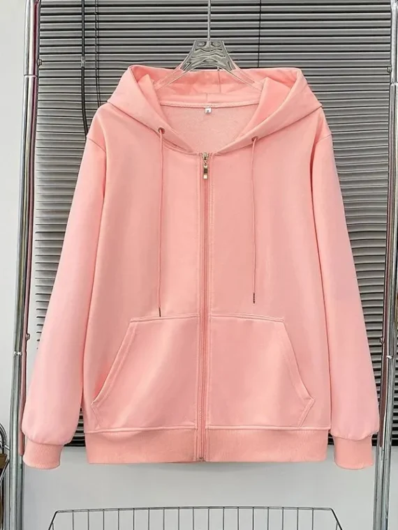 FlexElevate Hooded Zipper Cardigan for Women