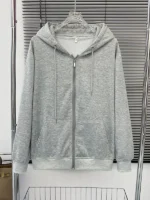 FlexElevate Hooded Zipper Cardigan