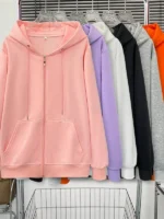 FlexElevate Hooded Zipper Cardigan