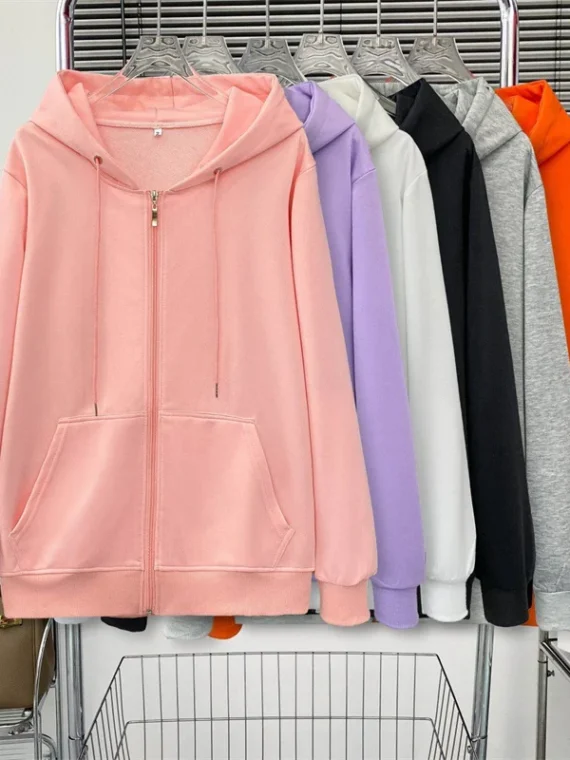 FlexElevate Hooded Zipper Cardigan