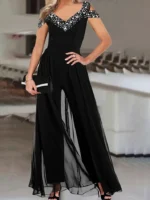 FlexElevate Elegant Fashion Print Jumpsuit