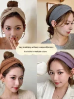 FlexElevate Korean Style Wide Cross Headband