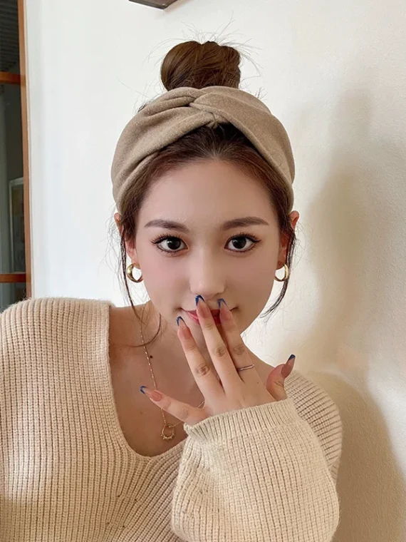 FlexElevate Korean Style Wide Cross Headband