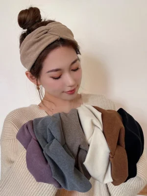 FlexElevate Korean Style Wide Cross Headband