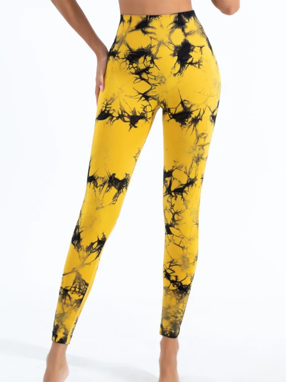FlexElevate Seamless Tie-Dye Yoga Leggings