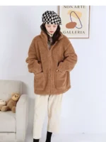 FlexElevate Lambswool Women's Shake Velvet Fleece Cardigan