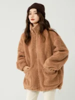 FlexElevate Lambswool Women's Shake Velvet Fleece Cardigan