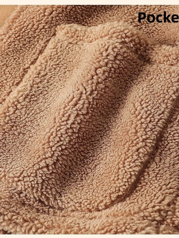 FlexElevate Lambswool Women's Shake Velvet Fleece Cardigan