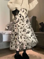 FlexElevate Mesh Floral Skirt