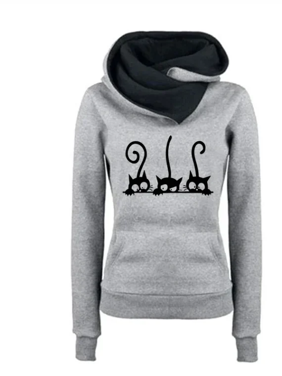 FlexElevate Cute Cat Hoodie
