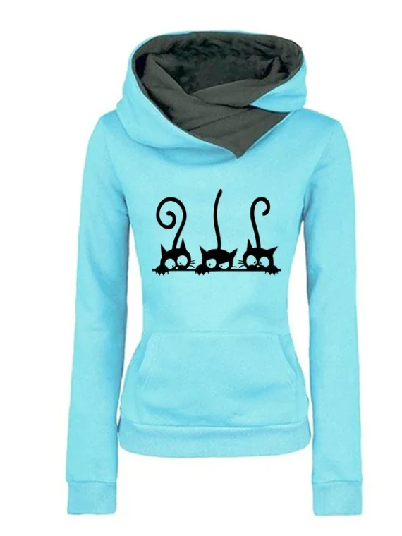 FlexElevate Cute Cat Hoodie