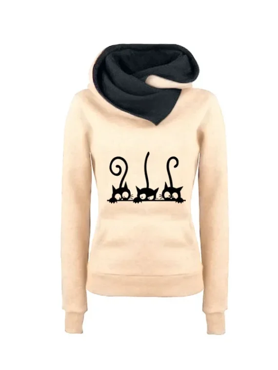 FlexElevate Cute Cat Hoodie