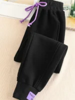 FlexElevate Autumn/Winter Black Streetwear Joggers