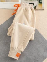 FlexElevate Autumn/Winter Beige Streetwear Joggers