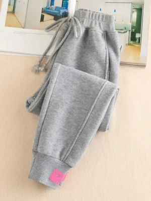 FlexElevate Autumn/Winter Grey Streetwear Joggers