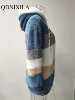 FlexElevate Autumn Winter Plush Hooded Jacket
