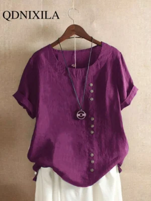 New-Summer-Oversize-T-shirt-Large-Casual-Loose-Cotton-Linen-Short-Sleeve-Pullover-Tops-Shirts-for-1