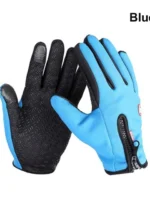 FlexElevate Winter Touchscreen Blue Gloves
