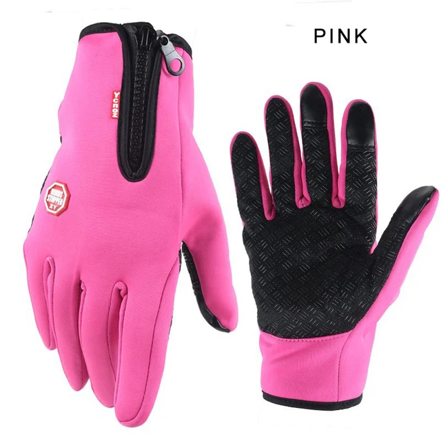 FlexElevate 2-IN-1 Mittens Pink Ski Gloves