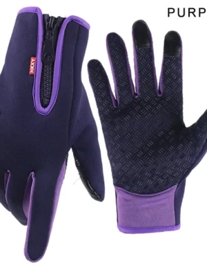 FlexElevate 2-IN-1 Mittens Purple Ski Gloves