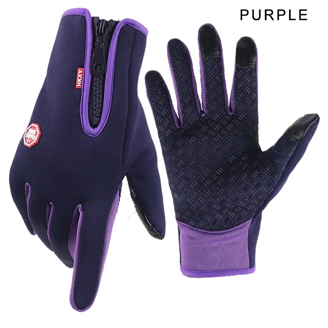 FlexElevate 2-IN-1 Mittens Purple Ski Gloves