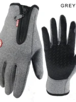 FlexElevate 2-IN-1 Mittens Grey Ski Gloves