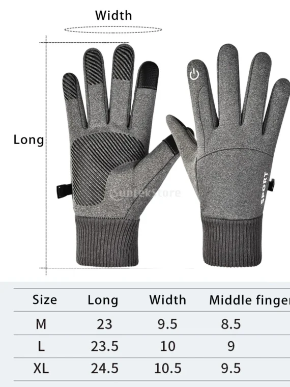 FlexElevate Winter Touch Screen Outdoor Sports Gloves