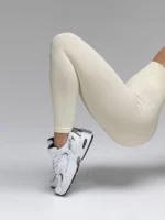 Flexelevate Ribbed High Waisted Yoga Leggings