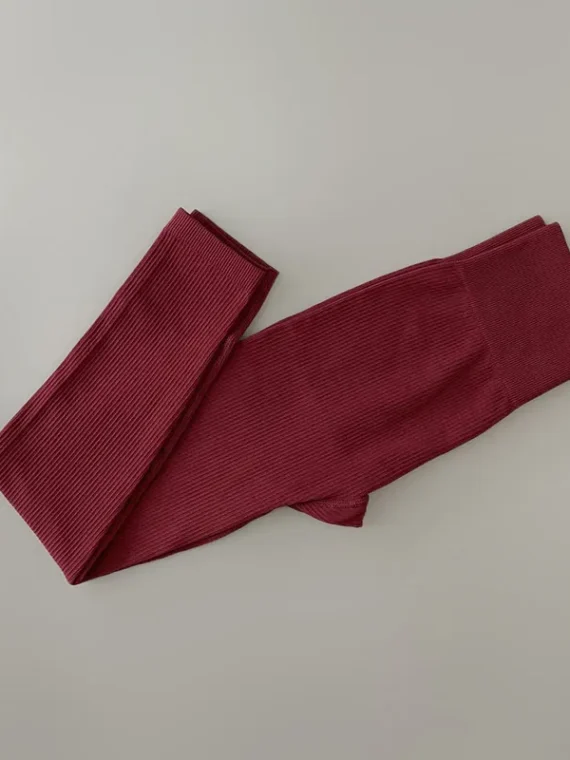 Flexelevate Ribbed High Waisted Yoga Leggings