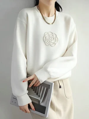 S-XXL-Korean-Fashion-Black-White-Pullover-O-Neck-Sweatshirt-Patchwork-Top-Fall-Winter-Long-Sleeve-1