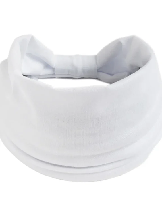 FlexElevate Solid White Color Yoga Headband