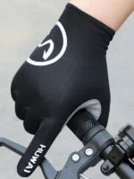FlexElevate Touch Screen Black Cycling Gloves