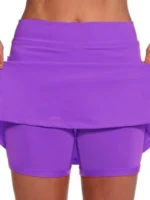 Flexelevate Seamless High Waist Fitness Skirt Shorts