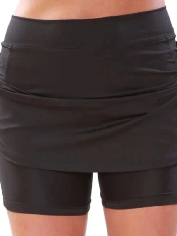 Flexelevate Seamless High Waist Fitness Skirt Shorts