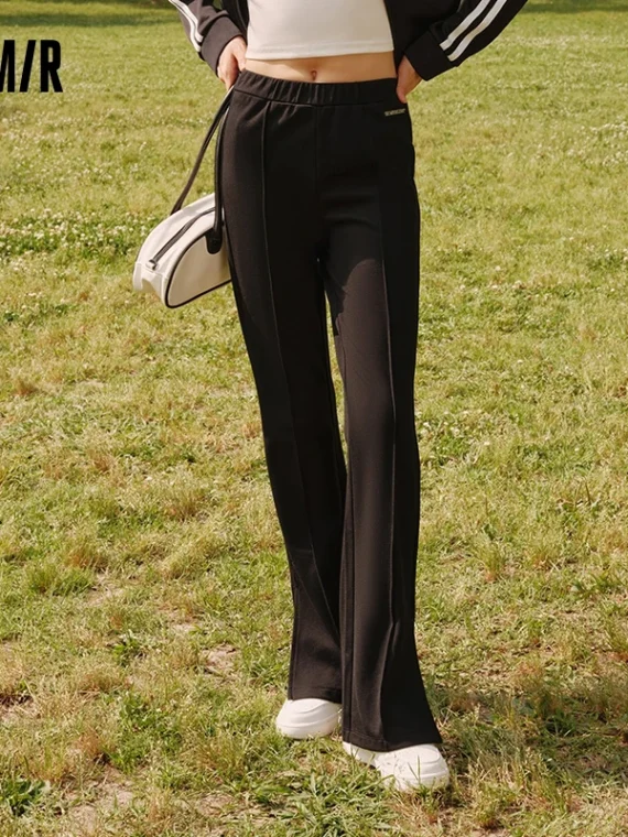 Flexelevate Slim Fit Casual Flare Pants