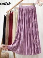 FlexElevate Harajuku Pleated Maxi Skirt