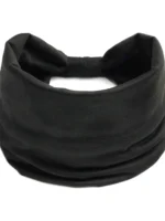 FlexElevate Solid Black Color Yoga Headband