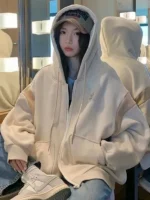 FlexElevate Simple Embroidered Letters Sports Cardigan