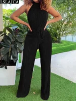 FlexElevate Sleeveless Bandage Jumpsuit