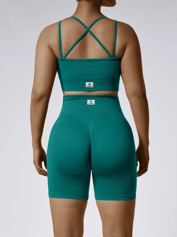 Flexelevate High Waist Seamless Spandex Yoga Shorts