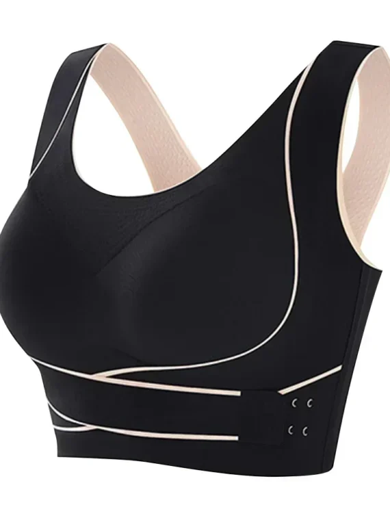 FlexElevate Adjustable Buckle Sports Bra