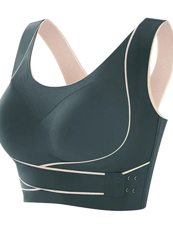 FlexElevate Adjustable Buckle Sports Bra