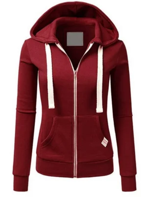 Spring-Autumn-New-Casual-Fleece-Zipped-Hoodie-Women-Fashion-Drawstring-Sporty-Hooded-Coats-Ladies-Simple-Sweatshirt-1