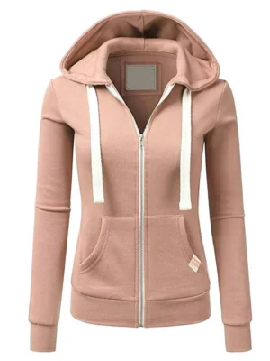 FlexElevate Casual Fleece Zipped Hoodie