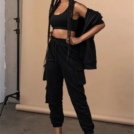 Spring-Autumn-Vintage-Patchwork-Joggers-Sweatpants-Harajuku-Woman-Trousers-Elastics-High-Waist-Pockets-Drawstring-Solid-Pants-5