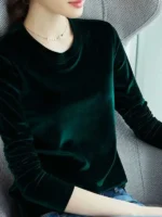 FlexElevate Women's Spring Velvet T-Shirt