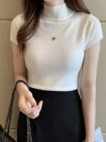 Flexelevate Spring Summer Knitted Crop Top